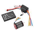 Miniatyrbild 8 av 8: F540 3930KV Vattentät Borstlös Motor Kit med 60A ESC Programmeringskort för 1/10 RC Bildelar