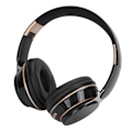 Miniatyrbillede 7 af 8: Bluetooth 5.0 hovedtelefoner trådløse over øret stereoheadset med mikrofon spilheadset Sort