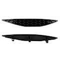 Pikkukuva 7 / 8: 2 kpl Kiiltävän musta takapuskurin heijastin Honeycomb Delete Set Sopii MK7 2013-2016