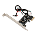 Miniatyrbillede 8 af 8: Computer strømreset switch PCIE-kort Præcis kontrol Tykt guldbelagt stik APP Fjernbetjening PCIE-kort til stationær PC