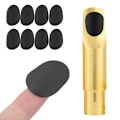 Miniatyrbillede 4 af 8: 8 stk gummi mundstykkeplader til sopran/altsaxofon klarinet 0,5 mm