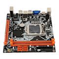 Miniatyrbild 6 av 8: ITX H110 Moderkort Dual Channel DDR4 LGA1151 SATA3.0 M.2 Nvme Stöd VGA HD Multimedia Interface Gaming Moderkort