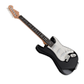 Miniatyrbild 1 av 8: Barn elektrisk gitarr leksak Multifunktionell mini elektrisk gitarr musikinstrument leksak för pojke flicka svart
