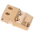 Miniatyrbillede 3 af 8: Messing Diff Akseldæksel Modvægt med Beskyttelsesplade Passer til Axial SCX24 AXI00002 90081 1/24 RC Bil