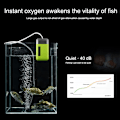 Miniatyrbilde 4 av 8: Smart Sensor Automatisk Vannpumpe Oppladbar Mini Akvarium Luftpumpe Multifunksjonell Fiskedamspumpe for Akvarium Utendørs Fiske