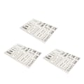 Miniatyrbilde 7 av 8: 3 stk. klare stempler DIY Interessant Holdbar Gjenbrukbar TPR Materiale Transparent Utseende Preging Scrapbooking Verktøy