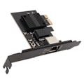 Miniatyrbillede 5 af 8: PCIe Netværkskort 10/100/1000/2500Mbps Guldbelagt Pin Aluminium Legering Gigabit Ethernet Kort til Desktop Gaming Server