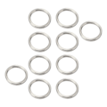 Miniatyrbillede 6 af 8: 10 stk Skivemellemlæg 15 mm ydre diameter 12 mm ID rustfrit stål tilbehørsdelssæt kit3515-0015-0020