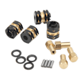 Miniatyrbillede 2 af 8: 4 ST RC Hjulnav Hex-forlængeradapter Messing til Axial SCX24 AXI90081 AXI00001 1/24