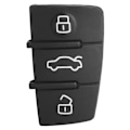 Miniatyrbild 1 av 7: Smart Key-fodral med 3 knappar för Audi A3 A4 A6 A8 TT Q7 S6