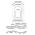 Miniatyrbillede 7 af 8: 3 stk Die Cuts Kulstofstål Praktisk Bærbar Scrapbooking Udskæringsform til Dekoration