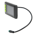 Miniatyrbillede 3 af 8: Elcykel LCD-displaymåler ABS 22,5 mm 24V 36V 48V 60V Kontrolpanel til elscooter