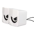 Miniatyrbild 6 av 8: Desktop-högtalare USB-driven tung subwoofer Desktop-mini-LED-högtalare för PalyStation4 hemdator LaptopWhite