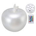 Miniatyrbilde 3 av 8: Oppblåsbar Apple LED Lysende Ball PVC LED Glødende Baller 16 Farger Endre Fjernkontroll Lys for Utendørsfest Dekorasjon
