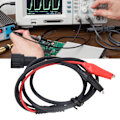 Miniatyrbild 5 av 7: 1X 10X Dämpning Oscilloskop Sond Oscilloskop delar BNC Head to Clip EU Standard
