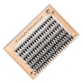 Miniatyrbild 2 av 8: Lash Clusters Simulering Mixed Handcrafted Mjuk Lättvikt Tät DIY Ögonfransförlängning för makeup