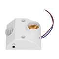 Miniatyrbillede 4 af 8: E27 Induktionslampeholder Lavenergi Krops Infrarød Sensorlampeholder 50W AC90V-240V