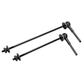 Miniatyrbillede 8 af 8: RISK 1 par MTB Cykelnav Hurtigudløsningsaksler Cykel Titanium Legering Akselspyd Spak Sort