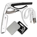 Miniatyrbild 1 av 8: Gitarr Capo Tuner 2 i 1 zinklegering Inbyggt uppladdningsbart batteri RGB LED Display GT-100 (svart)
