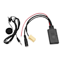 Miniatyrbillede 1 af 8: Bil Bluetooth5.0 AUX-modul Håndfri Mikrofon Udskiftning til Fiat Grande Punto