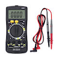 Miniatyrbillede 3 af 8: Digital multimeter Ultratynd Auto Manuel rækkevidde Lys Lyd Alarm Justerbar støttefod Elektrisk tester