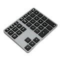Miniatyrbillede 2 af 8: Trådløst nummertastatur 35 taster saks-switch BT5.0 aluminiumlegeringshus Numerisk tastatur til stationær bærbar tablet