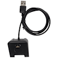 Miniatyrbilde 2 av 8: Lader kompatibel med Garmin Fenix ​​6X Smartklokke USB-ladingstasjon for dokkingstasjon med 95 cm USB-kabel