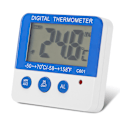 Miniatyrbillede 3 af 8: ABS Indendørs Udendørs Stor LCD-skærm Mini Alarm Termometer Fårgård Elektronisk Temperaturmåler
