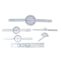 Miniatyrbild 1 av 8: 6 ST Medical Goniometer Set 6 8 10 tums Multifunktion Joint Goniometer Set för sjukgymnaster hemmabruk och studenter