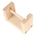 Miniatyrbillede 2 af 7: Trægarnholder 5,1 tommer lang Robust udjævnende roterende nem montering garn dispenser til hækling strikning syning
