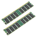 Miniatyrbilde 6 av 8: 2 stk. Minnemodul Stasjonær Datamaskin for AMD Dobbeltsidig 16-Korn DDR 1GB 400Mhz PC3200