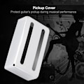 Miniatyrbild 3 av 8: Två spår metall gitarr pickup väska Mässing Humbucker skydd för elgitarrer Silver
