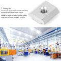 Miniatyrbilde 6 av 7: 30 stk 30-serien T-spormuttersett Aluminiumprofilgjengede T glidemutterblokkfester (M5)