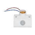 Miniatyrbillede 2 af 8: E27 Induktionslampeholder Lavenergi Krops Infrarød Sensorlampeholder 50W AC90V-240V
