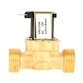 Miniatyrbillede 1 af 7: 1st DC12V G3/4 Normalt Lukket Messing Elektrisk Magnetventil til Vand