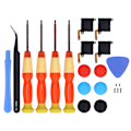 Miniatyrbild 6 av 8: QM2107095 Joystick Ersättningssats Analog ersättning med komplett reparationsset för Switch Joycon Controller