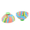 Miniatyrbild 7 av 8: 2 st Bounce Bowls Fidget Toys Gummikamouflage Studsande Skålar Hållbara Hoppande Bounce Fidget Toys för Hem Skola Yard Lekplats