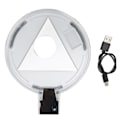 Miniatyrbild 1 av 8: Justerbar RGB-bas vertikalt horisontellt LED Ambient Light Stand för PS5 Host Game Console