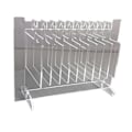 Miniatyrbillede 2 af 8: Negle Hanger Display Stativ Akryl Hængende Transparent Organizer Negleprøve Display Stativ med 10 stk Hanger L