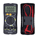 Miniatyrbillede 1 af 8: Digital multimeter Ultratynd Auto Manuel rækkevidde Lys Lyd Alarm Justerbar støttefod Elektrisk tester
