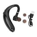 Pikkukuva 1 / 8: Korvakoukku Kuulokkeet Langattomat Bluetooth Yksikorvaiset Melua Vaimentavat Hands Free Kuulokkeet Mikrofonilla Liikuntaan Musta