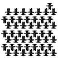 Pikkukuva 8 / 8: 91512-SX0-003 Auton puskurin kiinnikkeet Push Pin Nit Trim Clips Hondaan