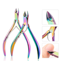 Miniatyrbild 6 av 8: 7 st manikyrverktygssats nagelverktygsset multifunktionella professionella nagelvårdsverktyg i rostfritt stål