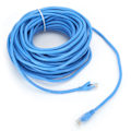 Miniatyrbillede 6 af 8: Netværkskabel Gigabit RJ45 Ethernet LAN Patch Cord Iltfrit Kobber Blå Computer Jumper Wire 20 meter/22yd