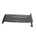 Pikkukuva 3 / 8: PCIE 3.0 X16 Riser-kaapeli 180 asteen korkea nopeus joustava kaksinkertainen käännetty liitin GPU-näytönohjaimen jatkokaapeli musta 30 cm / 11,8 tuumaa