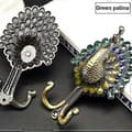 Miniatyrbild 2 av 5: 【NX】Hooks, Vintage Peacock Antique Hat Wall Mounted Hooks, Brass Wall Hook, 1 pc