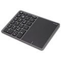 Miniatyrbild 7 av 8: Trådlös numerisk knappsats Touchpad Design 22 tangenter 2,4G Dual Mode Anslutning Typ C Gränssnitt Laptop Tangentbord Grå