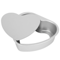Miniatyrbillede 2 af 8: Hjerteformet Kageform Aluminiumlegering DIY Kageform Bageost Brødbakke Køkkenudstyr