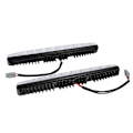 Miniatyrbilde 4 av 8: 2 stk. Hvit 9-LED Lang Stripe Kjørelys DRL Bil Tåke Dag Kjørelys
