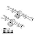 Pikkukuva 1 / 8: CNC-alumiiniseos etu- ja taka-akseli kotelo Axial SCX24 1/24 RC-simulaatiomalliautolle Silver